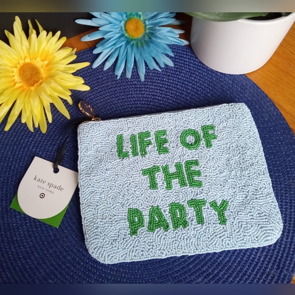 Kate Spade X Target “Life of the Party” Limited Edition Beaded Clutch - Picture 3 of 6
